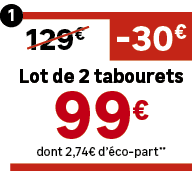 2 tabouret
