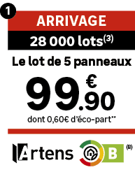 Lot panneaux