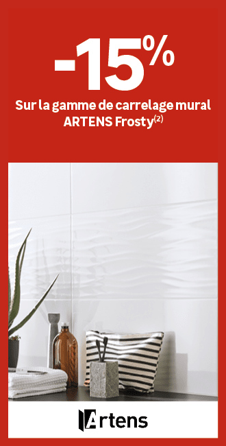  ﻿15﻿﻿%﻿ ﻿Sur la gamme de carrelage mural ARTENS Frosty(2)