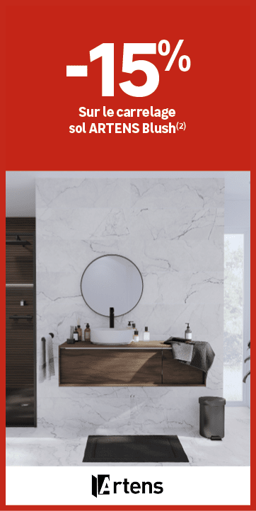  ﻿15﻿﻿%﻿ ﻿Sur le carrelage sol ARTENS Blush(2)