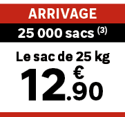 Le sac de 25 kg,25 000 sacs (3),Arrivag