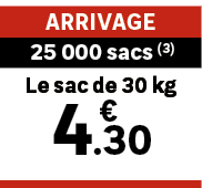 Le sac de 30 kg,25 000 sacs (3),Arrivag