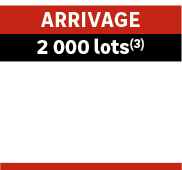 2 000 lots(3),Arrivag